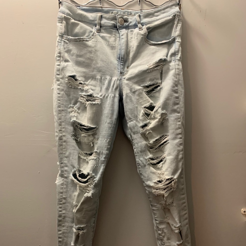 AE Super stretch highrise size 12 jeggings
